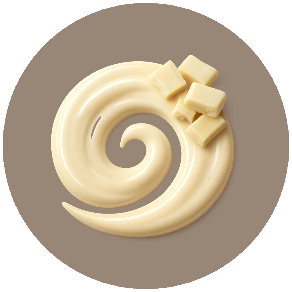 Sachermisù Bianca flavor Dilettamisù with white chocolate swirl