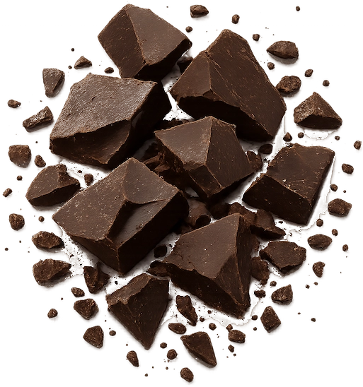 Chocolate chips used as decoration for Dilettamisù